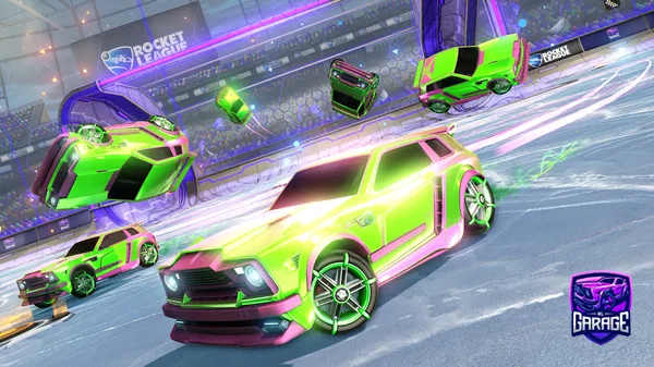 A Rocket League car design from Exovize