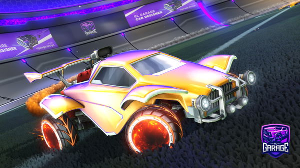 A Rocket League car design from senseiajay