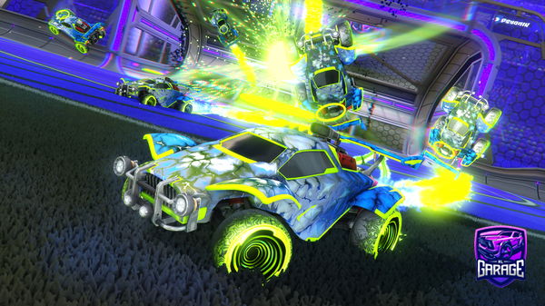 A Rocket League car design from gusic