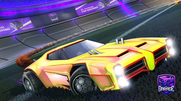 A Rocket League car design from Aussiemate143