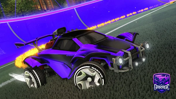 A Rocket League car design from Mustyisgoatednrg
