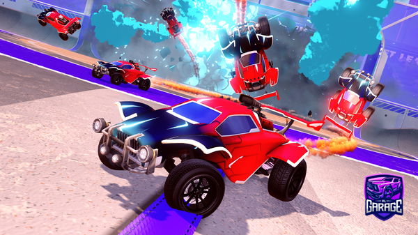 A Rocket League car design from jdipros3