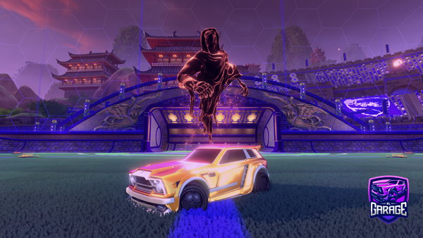 A Rocket League car design from dxrkCALAMITY