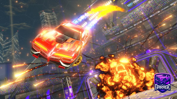 A Rocket League car design from Mythicalllama10