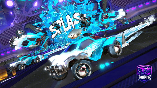 A Rocket League car design from sawcubic