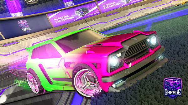 A Rocket League car design from TOXICLEMON