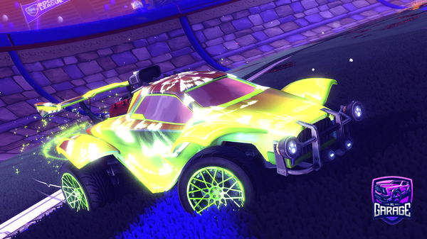 A Rocket League car design from Spew