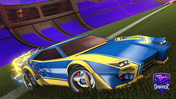 A Rocket League car design from ForzaDriver3