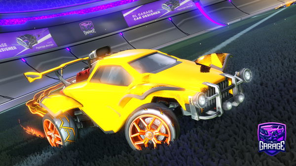 A Rocket League car design from Ildavid8