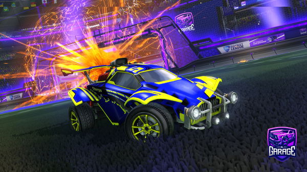 A Rocket League car design from BlueBeII