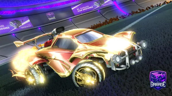 A Rocket League car design from JustBaileyBro