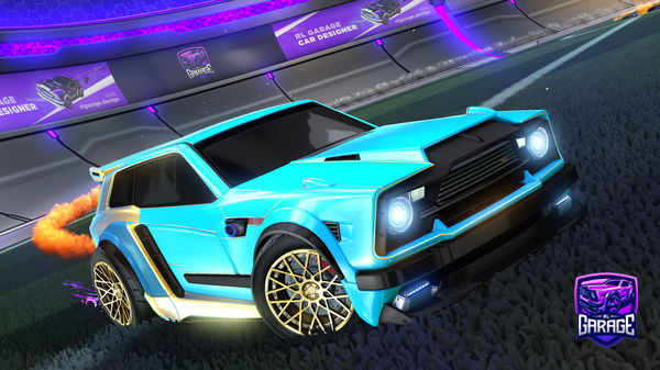 A Rocket League car design from papichulo127