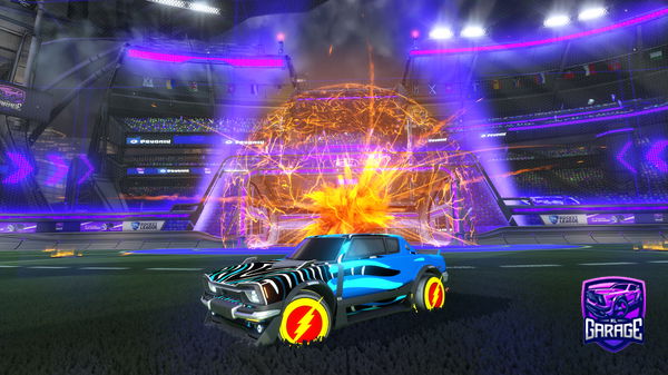 A Rocket League car design from FACUNObelarga