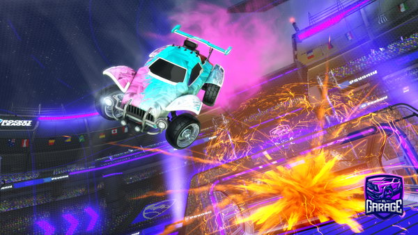 A Rocket League car design from Sharify35
