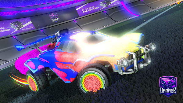 A Rocket League car design from spidey3_