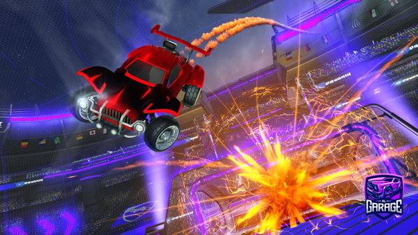 A Rocket League car design from Pofsbwdbx