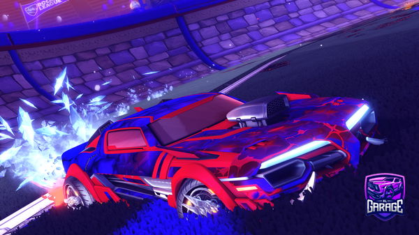 A Rocket League car design from CODE-L3UM4S_exe