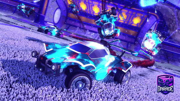 A Rocket League car design from Popcorn563