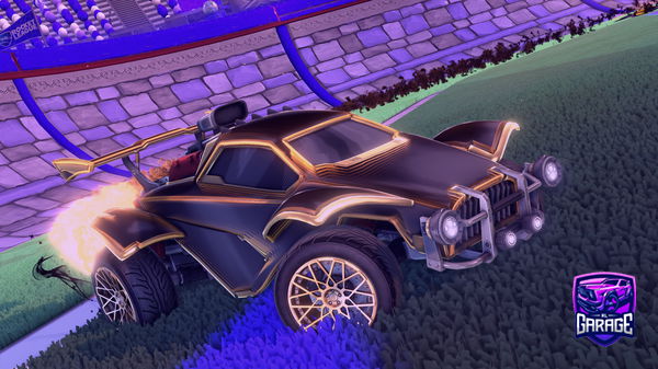 A Rocket League car design from 3XC4L