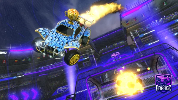 A Rocket League car design from Ismailo69420