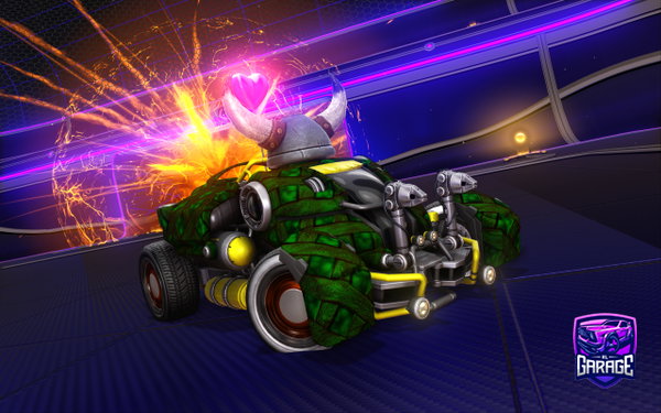A Rocket League car design from SaiKu_39