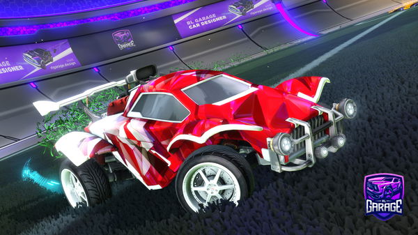A Rocket League car design from Aston_martinDB5