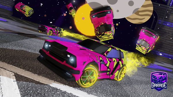 A Rocket League car design from BlackW1d0w0617