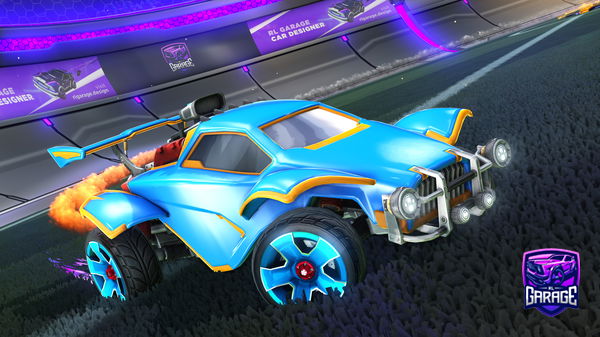 A Rocket League car design from MeroOtaku121