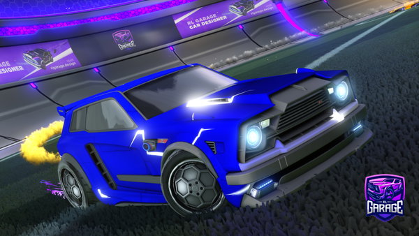 A Rocket League car design from T3cno17