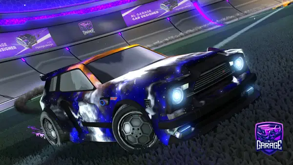 A Rocket League car design from MR27I-