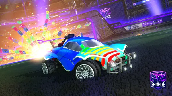 A Rocket League car design from Couplekisscamera
