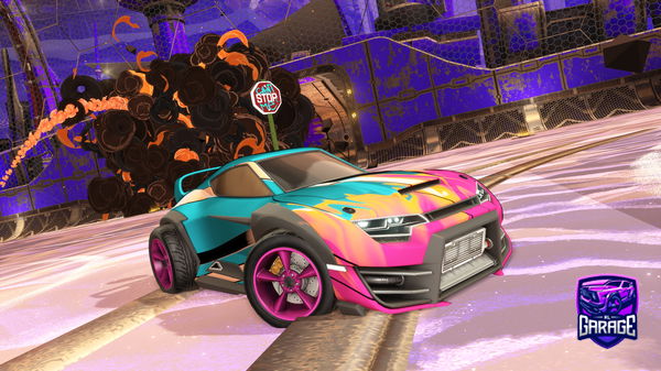 A Rocket League car design from 1kYen