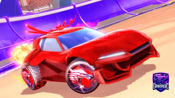 A Rocket League car design from Ciofologo09