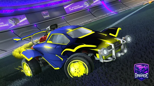 A Rocket League car design from DolnMag