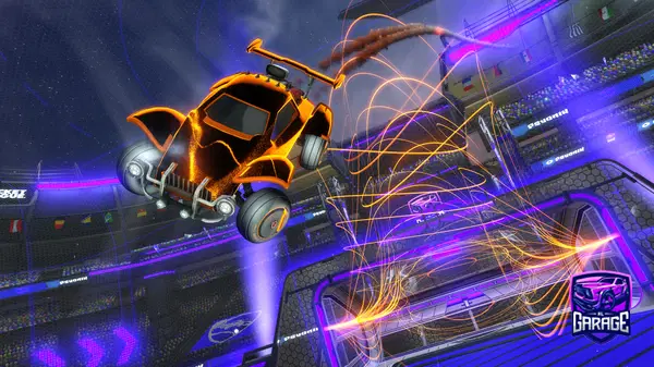 A Rocket League car design from CosmicViking92