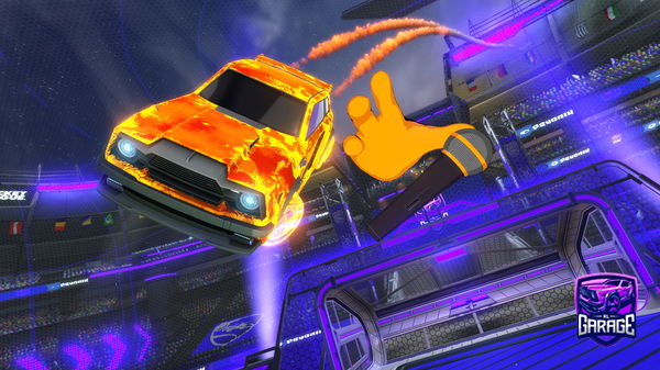 A Rocket League car design from KingofChoco