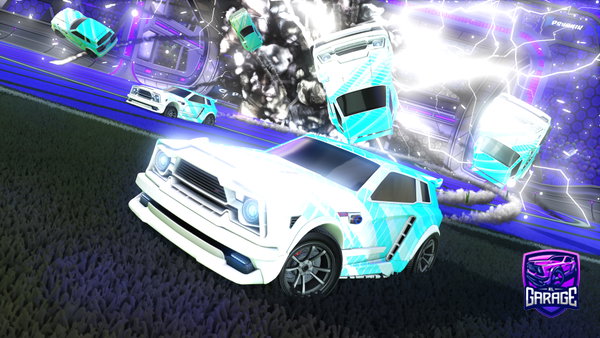 A Rocket League car design from ShooterE22