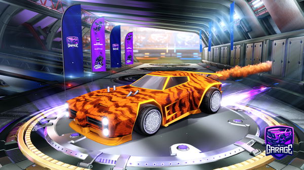 A Rocket League car design from fendi3x
