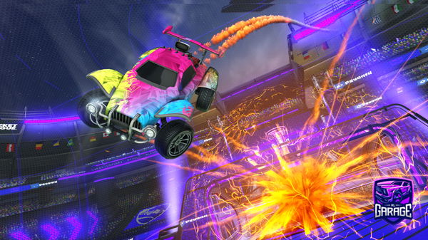 A Rocket League car design from Dundi