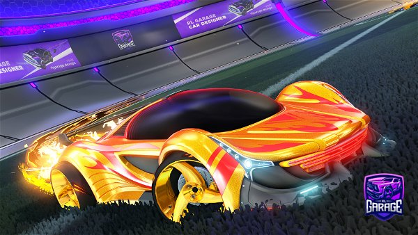 A Rocket League car design from MikeMarshall