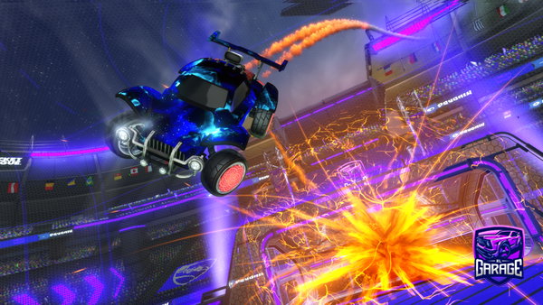 A Rocket League car design from floofdefloofdefloof