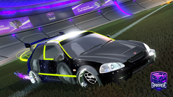 A Rocket League car design from KreepyKrowley