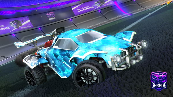 A Rocket League car design from SaphirecY