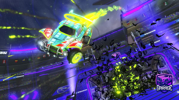 A Rocket League car design from Tiratre