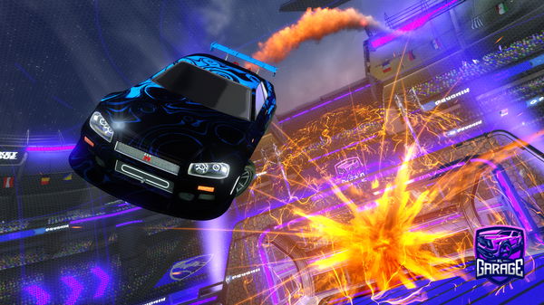 A Rocket League car design from SDsnappy