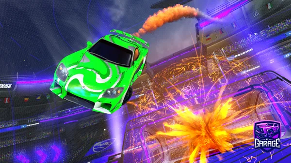 A Rocket League car design from moble