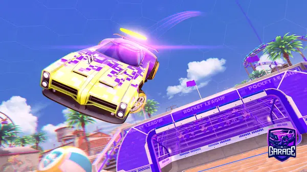 A Rocket League car design from TopBinner