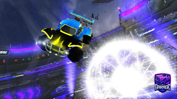 A Rocket League car design from xrqdd