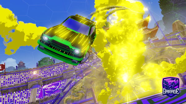 A Rocket League car design from voltriek