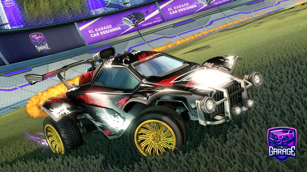 A Rocket League car design from Venca007